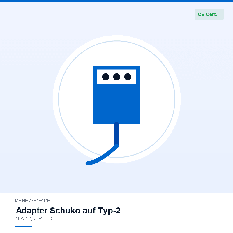 Adapter: Schuko auf Typ-2